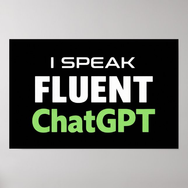 Affiche Funny ChatGPT (Devant)