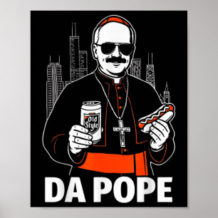 Affiche Funny Chicago Pope Leo Xiv Graphic