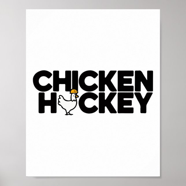 Affiche Funny Chicken Jockey Stacked Repeat Fun Gag Meme H (Devant)