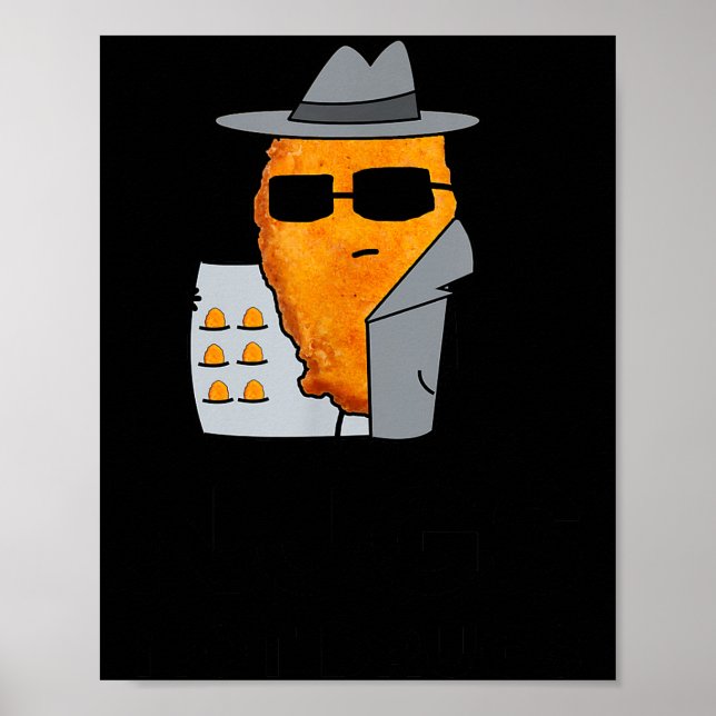 Affiche Funny Chicken Nuggets - Nugs Not Drugs  (Devant)