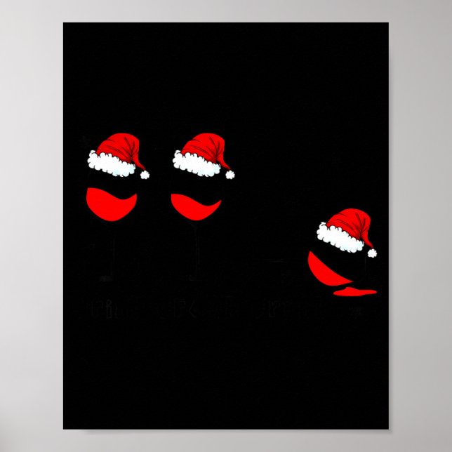 Affiche Funny Christmas Drink Drank Drunk Xmas Holiday  (Devant)