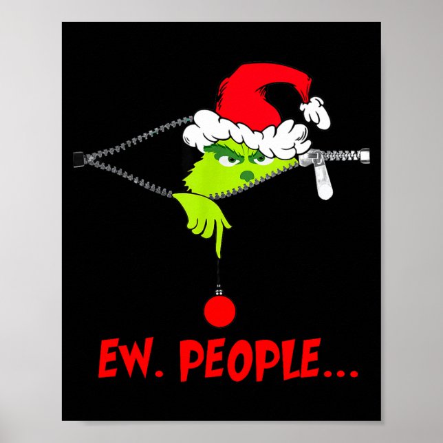 Affiche Funny Christmas Ew People Men Women Kid Boys Girls (Devant)
