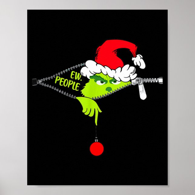 Affiche Funny Christmas Ew People Men Women Kid Boys Girls (Devant)