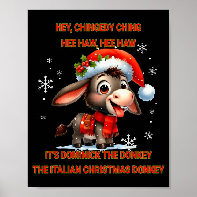 Affiche Funny Christmas Italian Christmas Dominick The  (Devant)
