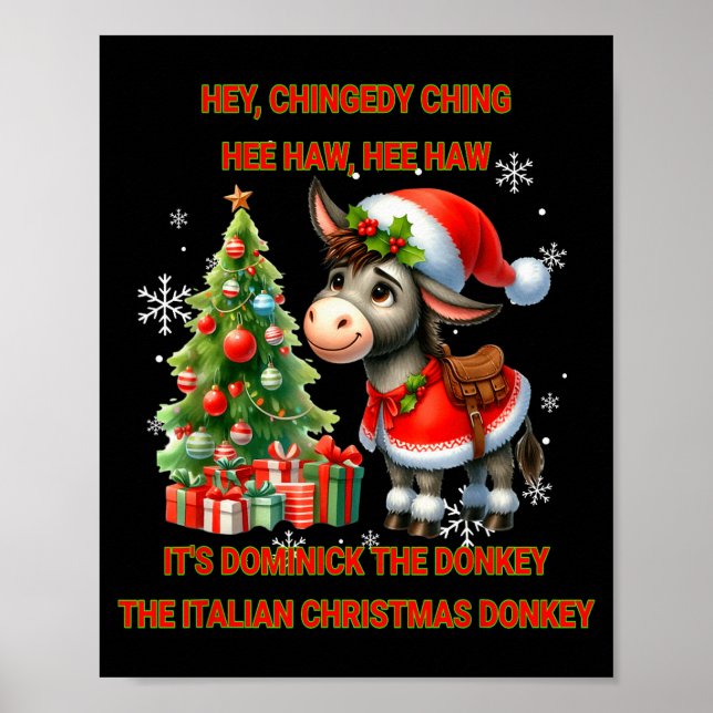 Affiche Funny Christmas Italian Christmas Dominick The  (Devant)