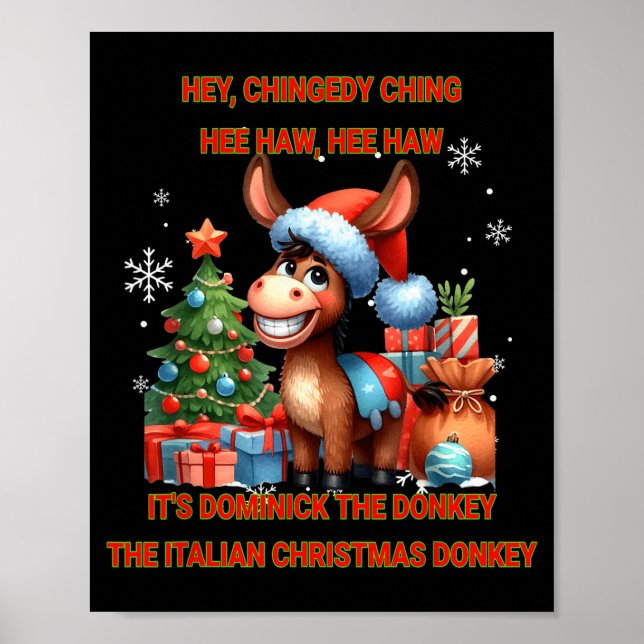 Affiche Funny Christmas Italian Christmas Dominick The  (Devant)