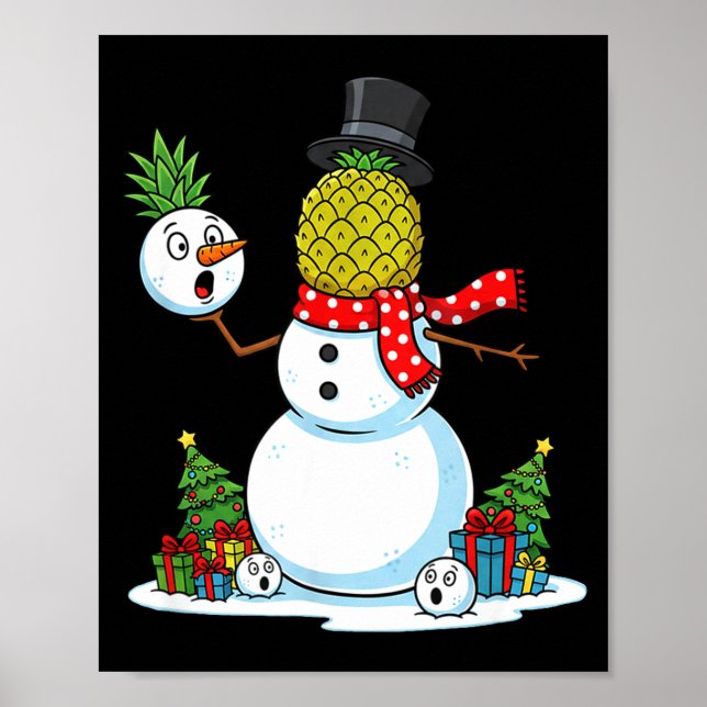Affiche Funny Christmas Ne Snowman Xmas Mens Womens Kids  (Devant)