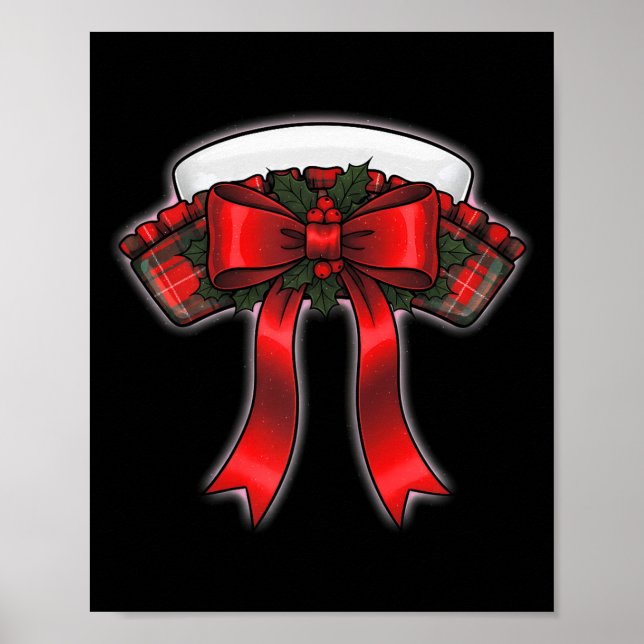 Affiche Funny Christmas Nurse Nursing Cap Women Girls  (Devant)