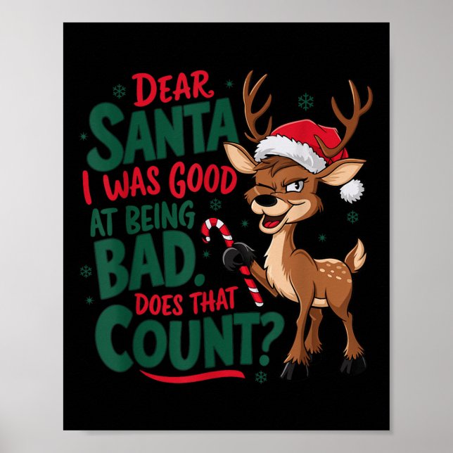 Affiche Funny Christmas Quote  (Devant)