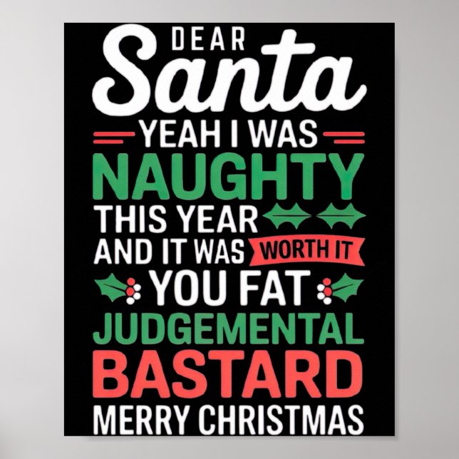 Affiche Funny Christmas T Shirt  (Devant)