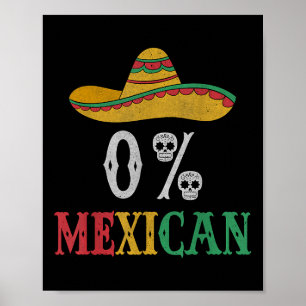 Affiche Funny Cinco De Mayo Mexico Fiesta Party 0%