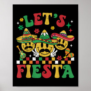 Affiche Funny Cinco De Mayo Super Lets Fiesta Smile Men W