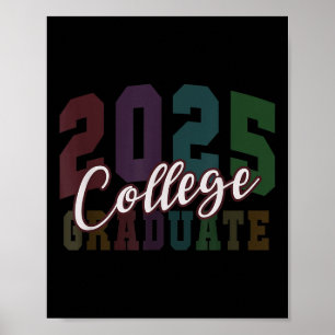 Affiche Funny College Graduate University Journée Dernière
