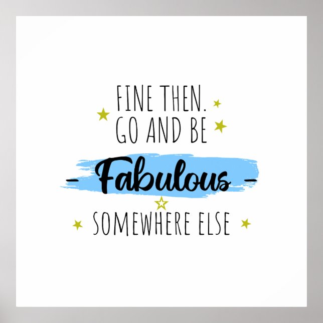 Affiche Funny Collègue Leaving, Go Away for Coworker (Devant)