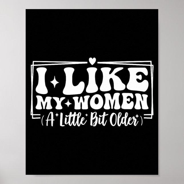 Affiche Funny Couples Quotes I Like My Women A Little Bit  (Devant)