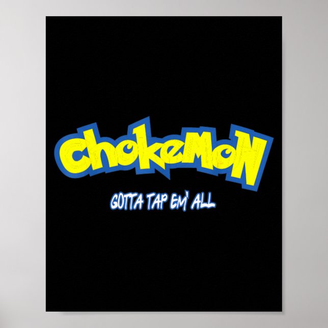 Affiche Funny Cute Chokemon Jiu Jitsu  (Devant)
