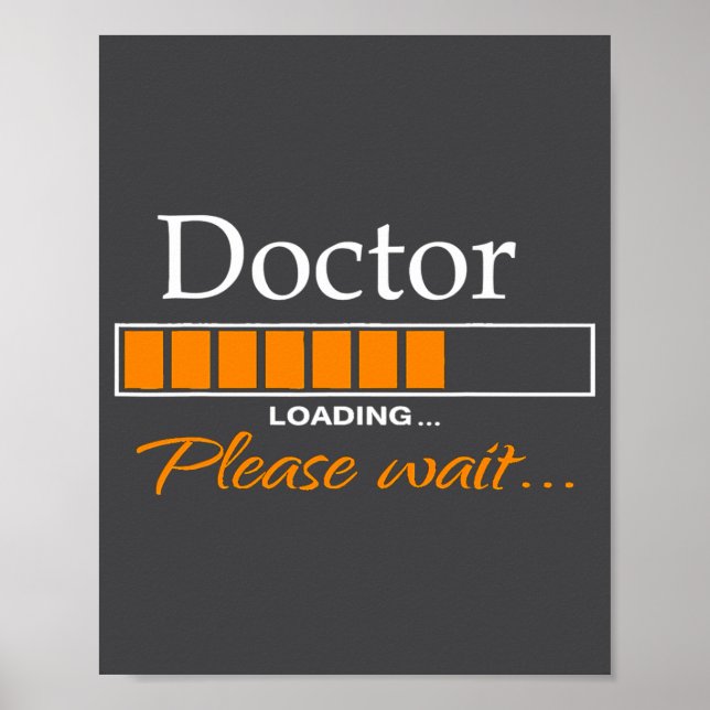 Affiche Funny Doctor Loading Medical Doctor Outfit New  (Devant)