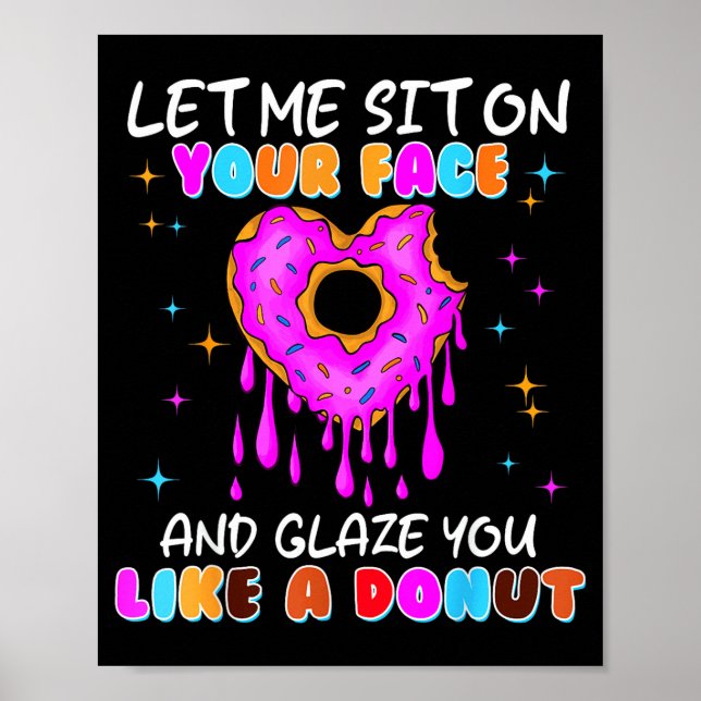 Affiche Funny Donut Inappropriate Shirts For Women Adult H (Devant)