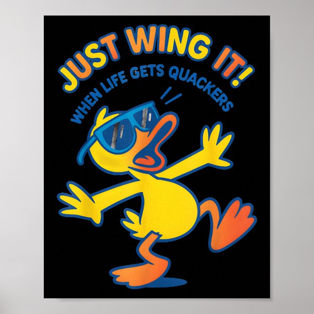 Affiche Funny Duck Shirt Drôle Citation Tee - shirts Graph (Devant)