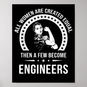 Affiche Funny Engineer For All Women