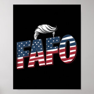 Affiche Funny Fafo Trump Photo _2