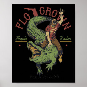 Affiche Funny Flo Grosse Floride Rodeo