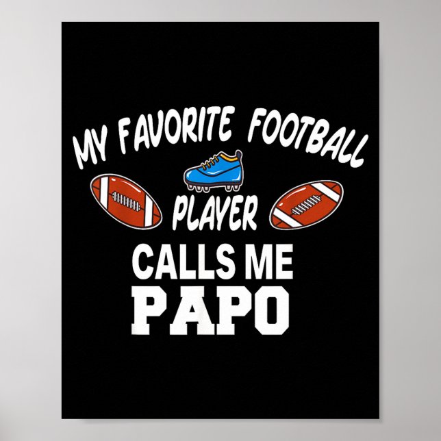 Affiche Funny Football Dad Pride Pa Fan Srts Family  (Devant)