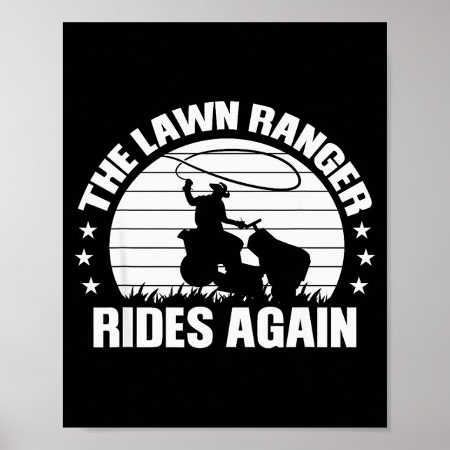 Affiche Funny Garden And Mow Fields Sayings The Lawn Range (Devant)