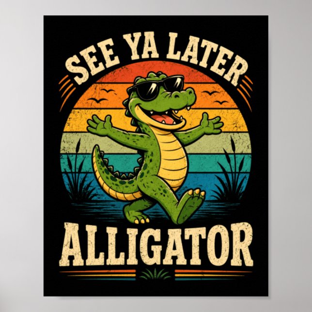 Affiche Funny-Gator-Goodbye- (Devant)
