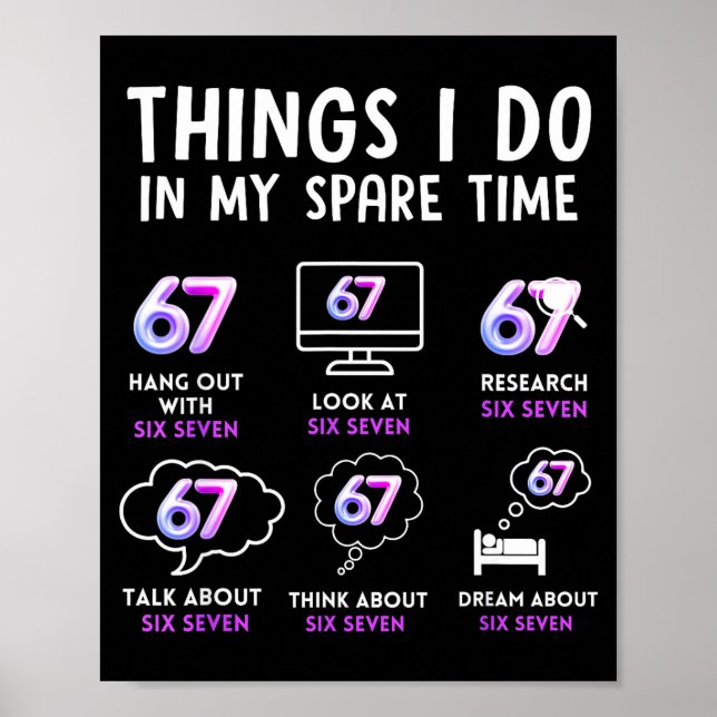 Affiche Funny Gen Alpha Lover Trend Fan Modern Youth Humor (Devant)