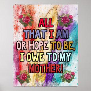 Affiche Funny Gift For Mom Funny Quotes To Mommy