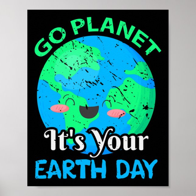 Affiche Funny Go Planet Son Jour des terres (Devant)