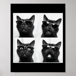Affiche Funny Graphic Chat Photobooth Selfie Funny _2