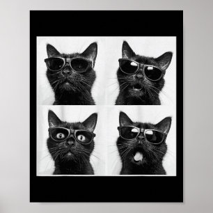 Affiche Funny Graphic Chat Photobooth Selfie Funny _5