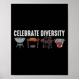 Affiche Funny Grilling Bbq Fumeur Cadeau Hommes Femmes Cél