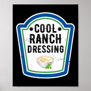 Affiche Funny Group Halloween Costume Ranch Groupe de dégu