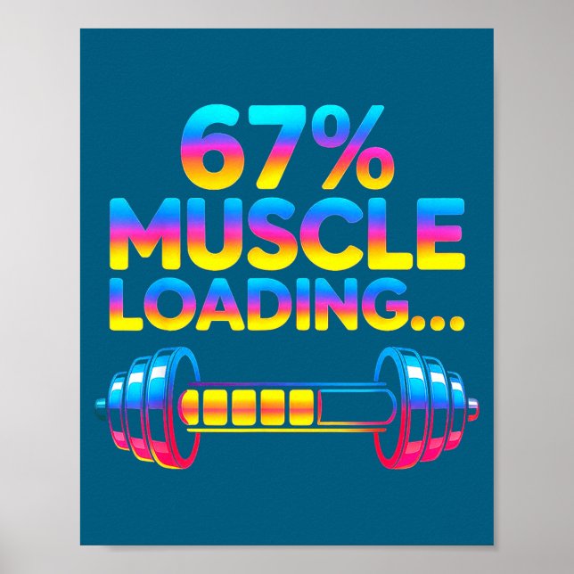 Affiche Funny Gym Meme 67  (Devant)