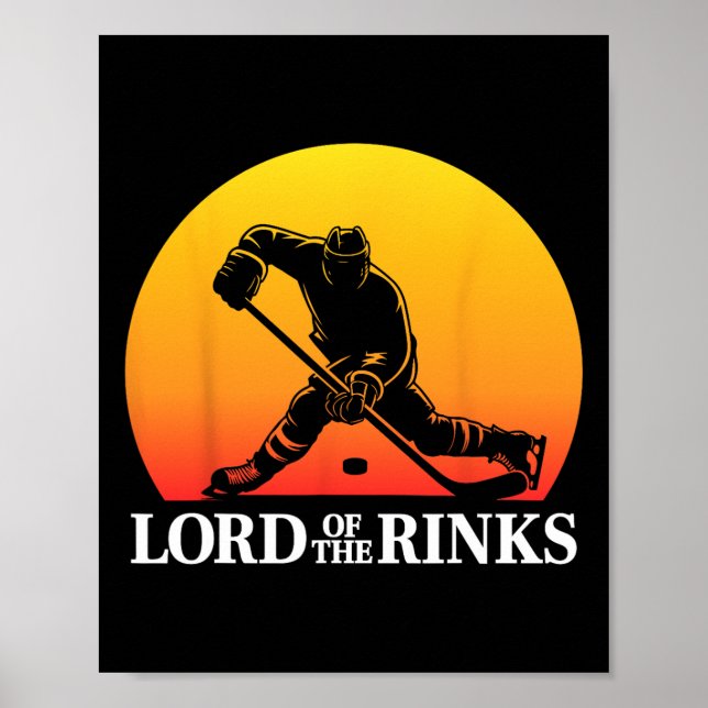 Affiche Funny Hockey Player Rink Pun  (Devant)