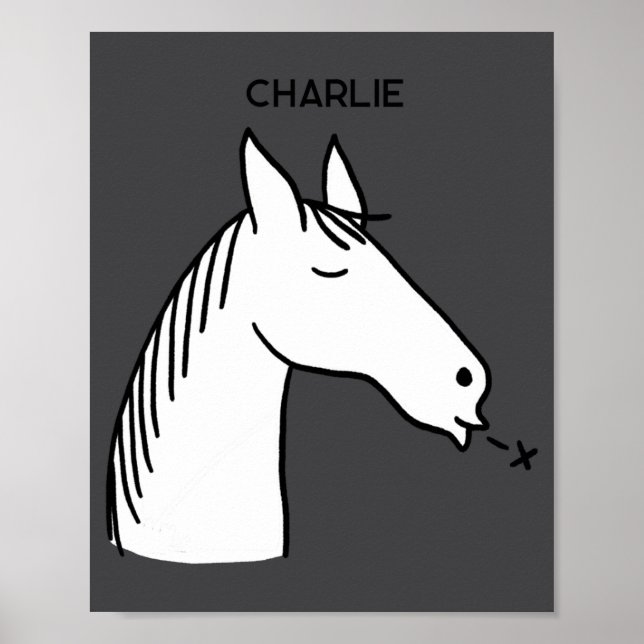 Affiche Funny Horse D  (Devant)