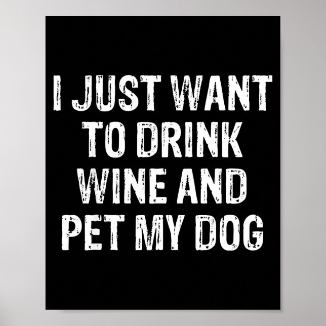 Affiche Funny Humor Puppy Lover Cute Fun Animals And Sarca (Devant)