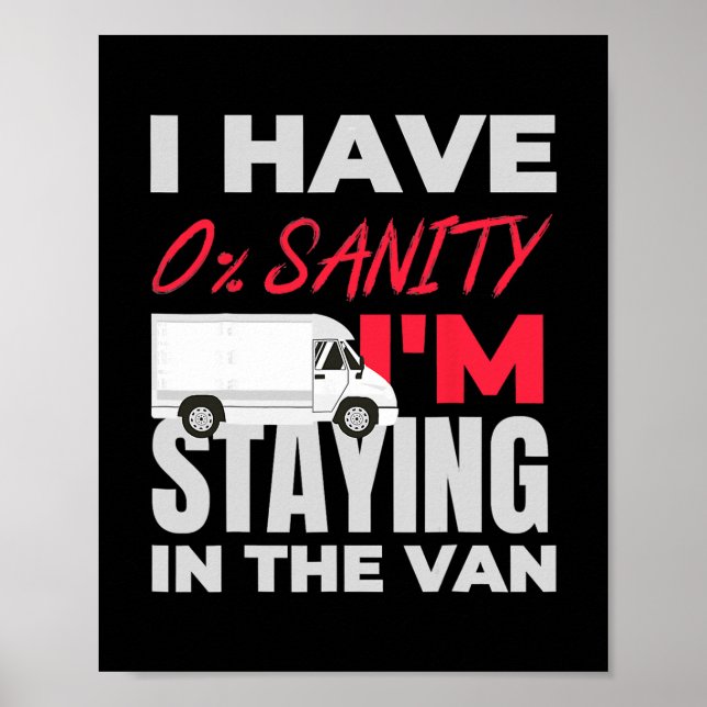 Affiche Funny I'm Staying In Tha Van Phasmophobia  (Devant)