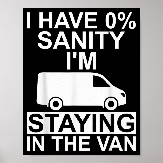 Affiche Funny I'm Staying In Tha Van Phasmophobia Drivers  (Devant)
