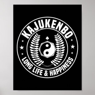 Affiche Funny Kajukenbo Design Karate Judo Kenpo Boxe