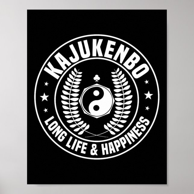 Affiche Funny Kajukenbo Design Karate Judo Kenpo Boxe (Devant)