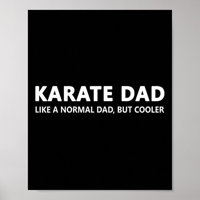 Affiche Funny Karate Père Karate Papa (Devant)