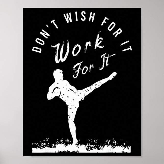 Affiche Funny Kickboxing Outfit For A Kickboxer _3  (Devant)