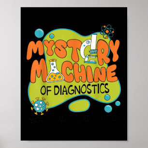 Affiche Funny Lab Week 2025 Retro Mystery Machine De Diagn