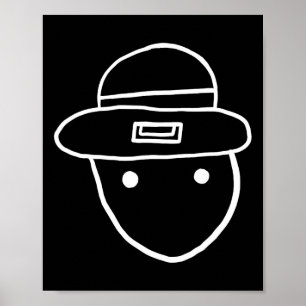 Affiche Funny Leprechaun Amateur Sketch meme Irish St Part