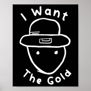 Affiche Funny Leprechaun Amateur Sketch St patrick de mème