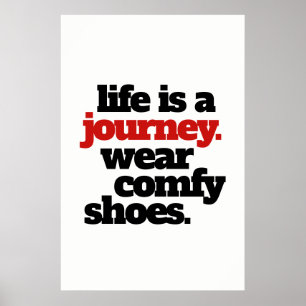 Affiche Funny Life is a Journey ...